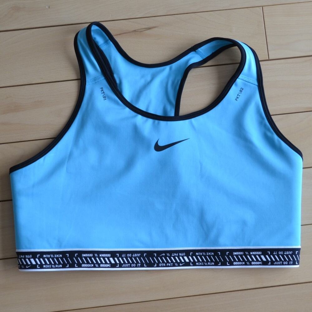 Nike Dri Fit Blue Sports Bra Size XXL